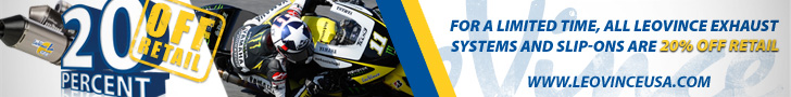 That's right, 20-30% off.  Click to see which kits for DUCATI we have in stock or shoot me an email with your motorcycle, scooter, ATV, dirtbike, enduro, [whatever!] Year, Make and Model along with where on the planet you are from and I will get you current pricing for anything that LeoVince currently offers.