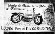 The museum brochure