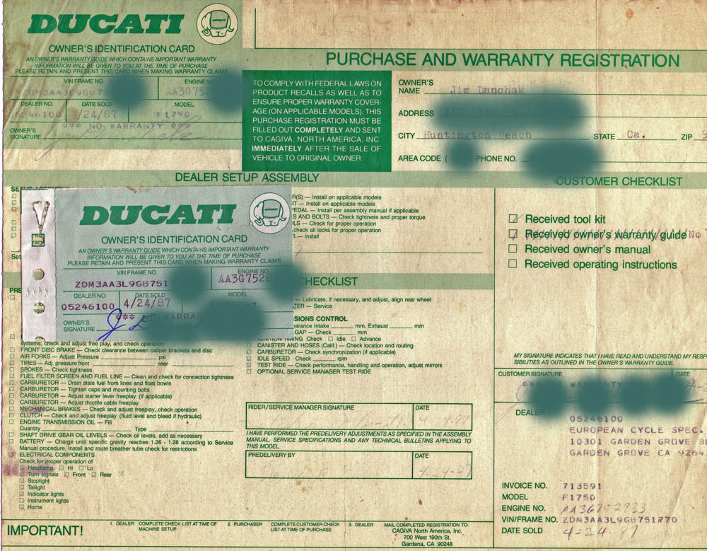 F1 invoice